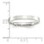 Sterling Silver 3mm Comfort Fit Flat Size 6.5 Band