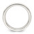 Sterling Silver 3mm Comfort Fit Half Round Milgrain Size 8 Band