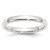 Sterling Silver 3mm Comfort Fit Size 4 Band