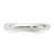 Sterling Silver 3mm Half Round Size 11.5 Band