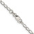 Sterling Silver 3mm Half Round Wire Open Curb Chain - QP-1B4C2B30-3785