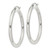Sterling Silver 3mm Round Hoop Earrings - QE-29F254FE-2011