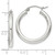 Sterling Silver 3mm Round Hoop Earrings - QE-734B18CB-3946