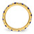 14k 3/4 carat Lab Grown Diamond VS/SI+ G+ and Lab Created Blue Sapphire Size 6 Eternity Band