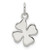 Sterling Silver 4 Leaf Clover Charm - QC-6ECF2F43-4510