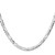 Sterling Silver 4.0mm Lightweight Flat Figaro Chain - QM-3F263CF7-7534