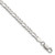 Sterling Silver 4.0mm Lightweight Flat Figaro Chain - QM-F08701C0-9794