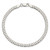 Sterling Silver 4.25mm Fancy Flat Link Bracelet