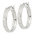 Sterling Silver 4.25x25Hoop Earrings