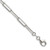 Sterling Silver 4.4mm D/C Paperclip Chain - QD-9914A231-8882