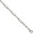 Sterling Silver 4.4mm D/C Paperclip Chain - QD-D2CFA33A-5656