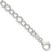 Sterling Silver 4.5mm Half round Wire Open Curb Chain - QP-EFAE32FF-9251