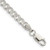 Sterling Silver 4.5mm Pav‚ Curb Chain - QC-680C6F6C-8987