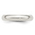 Sterling Silver 4mm Comfort Fit Size 4 Band