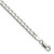 Sterling Silver 4mm D/C Square Curb Chain - QF-CEB3584A-2825