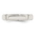 Sterling Silver 4mm Flat with Step Edge Size 7 Band