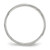 Sterling Silver 4mm Flat with Step Edge Size 7.5 Band