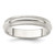 Sterling Silver 4mm Half Round Milgrain Size 10.5 Band