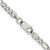 Sterling Silver 4mm Pav‚ Flat Figaro Chain - QF-22DFF723-9043