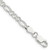 Sterling Silver 4mm Pav‚ Flat Figaro Chain - QF-63A00978-1158