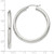 Sterling Silver 4mm Round Hoop Earrings - QE-68CF2F17-8383
