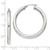 Sterling Silver 4mm Round Hoop Earrings - QE-6AB84A97-7110