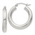 Sterling Silver 4mm Round Hoop Earrings - QE-92D117D2-5781