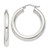 Sterling Silver 4mm Round Hoop Earrings - QE-DA901A58-4443