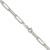 Sterling Silver 5.5mm D/C Paperclip Chain - QD-CB4E92DC-4455