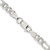 Sterling Silver 5.5mm Pave Flat Figaro Chain