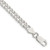 Sterling Silver 5.65mm 6 Side D/C Flat Double Curb Chain - QF-3177A590-1445