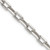 Sterling Silver 5.75mm Diamond-cut Long Link Cable Chain - QA-8E51494E-2942