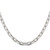 Sterling Silver 5.75mm Diamond-cut Long Link Cable Chain - QA-DA506BB8-7929
