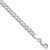 Sterling Silver 5.9mm Flat D/C Pave Curb Chain - QP-1BB04944-3256
