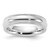 Sterling Silver 5mm Comfort Fit Half Round Milgrain Size 5 Band