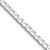 Sterling Silver 5mm D/C Square Curb Chain - QF-DE832196-9076