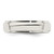 Sterling Silver 5mm Flat with Step Edge Size 4 Band