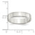 Sterling Silver 5mm Flat with Step Edge Size 9 Band