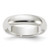 Sterling Silver 5mm Half Round Size 10 Band