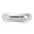 Sterling Silver 5mm Half Round Size 12 Band