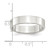 Sterling Silver 5mm Lightweight Flat Size 12.5 Band