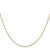 14K 30 inch .9mm Diamond-cut Round Open Link Cable with Lobster Clasp Chain