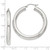 Sterling Silver 5mm Round Hoop Earrings - QE-F9B388CC-3321