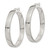 Sterling Silver 5x31mm Hoop Earrings
