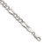 Sterling Silver 6.1mm Flat D/C Pave Figaro Chain - QP-3FF89AE8-8889