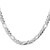 Sterling Silver 6.1mm Flat D/C Pave Figaro Chain - QP-E9D86A6E-2362