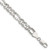 Sterling Silver 6.3mm Hammered Figaro Chain - QH-798271AD-5087