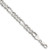 Sterling Silver 6.3mm Hammered Figaro Chain - QH-8D404B5D-6310