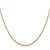 14K 30 inch 1.45mm Solid Diamond-cut Cable with Lobster Clasp Chain