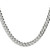 Sterling Silver 6.75mm Flat D/C Pave Curb Chain - QP-6B2CA24C-7634